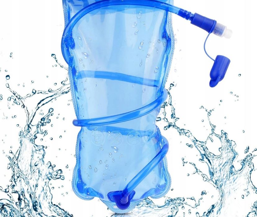 Bukłak na wodę 2L przeźroczysty uniwersalny wkład do plecaka na rower