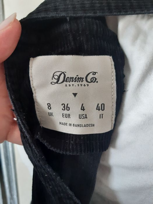 Сарафан вельвет Denim+футболка р.158-164