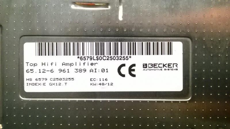 BMW Top Hifi DSP BECKER Amplifier Logic7 L7 - naprawa wzmacniacz audio