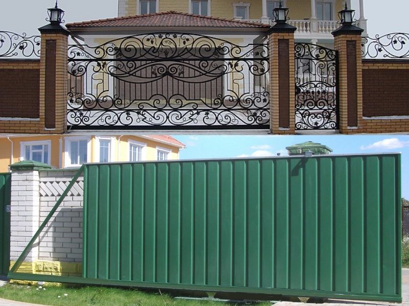 Ворота, заборы, навесы, козырьки и другие металлоконструкции.
