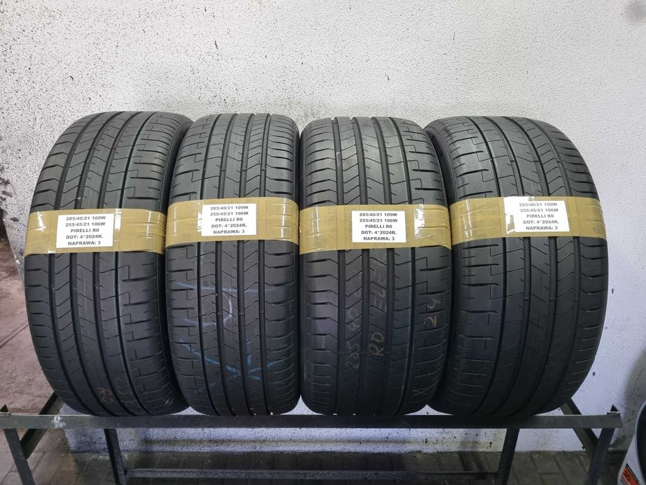 255/45/21 106W 285/40/21 109W Pirelli P Zero PZ4 R0 KOMPLET MONTAŻ