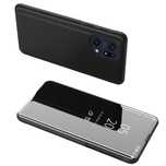 Clear View Case Etui Oppo Find X5 Pro Pokrowiec Z Klapką Czarne