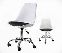 Новый стул офисный белый+черный компьютерный B-487 кресло офисное