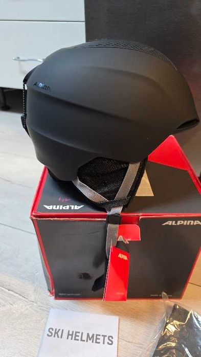 Alpina Grand Kask narciarski unisex  czarny mat Rozmiar L 57-61 cm