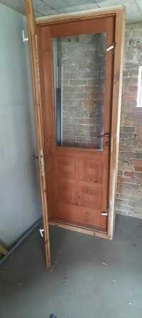 Drzwi drewniane 90x231