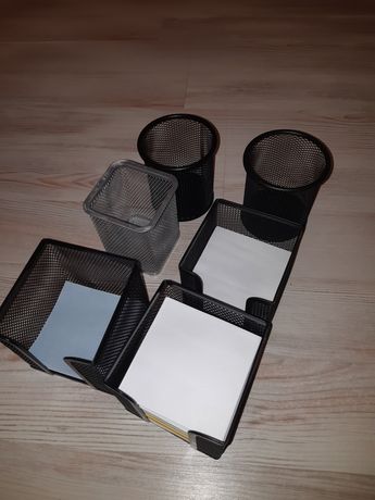 Металлическое ведро подставка стаканчик куб для бумаги
