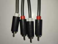 Przewód 2RCA (Cinch) do 2RCA (Cinch) UGREEN AV104 1m (czarny)