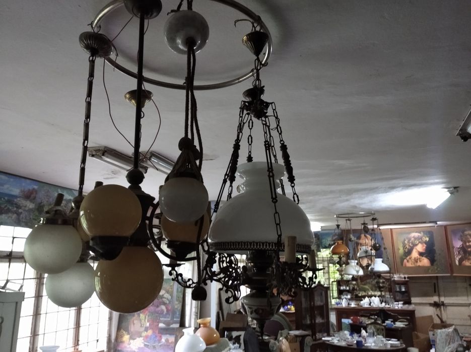 Ґасові лампи антикварні і аналоги.