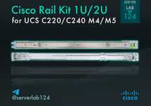 Монтажні рейки для сервера Cisco UCS 1/2U C220 C240 M4 M5|800-43376-02