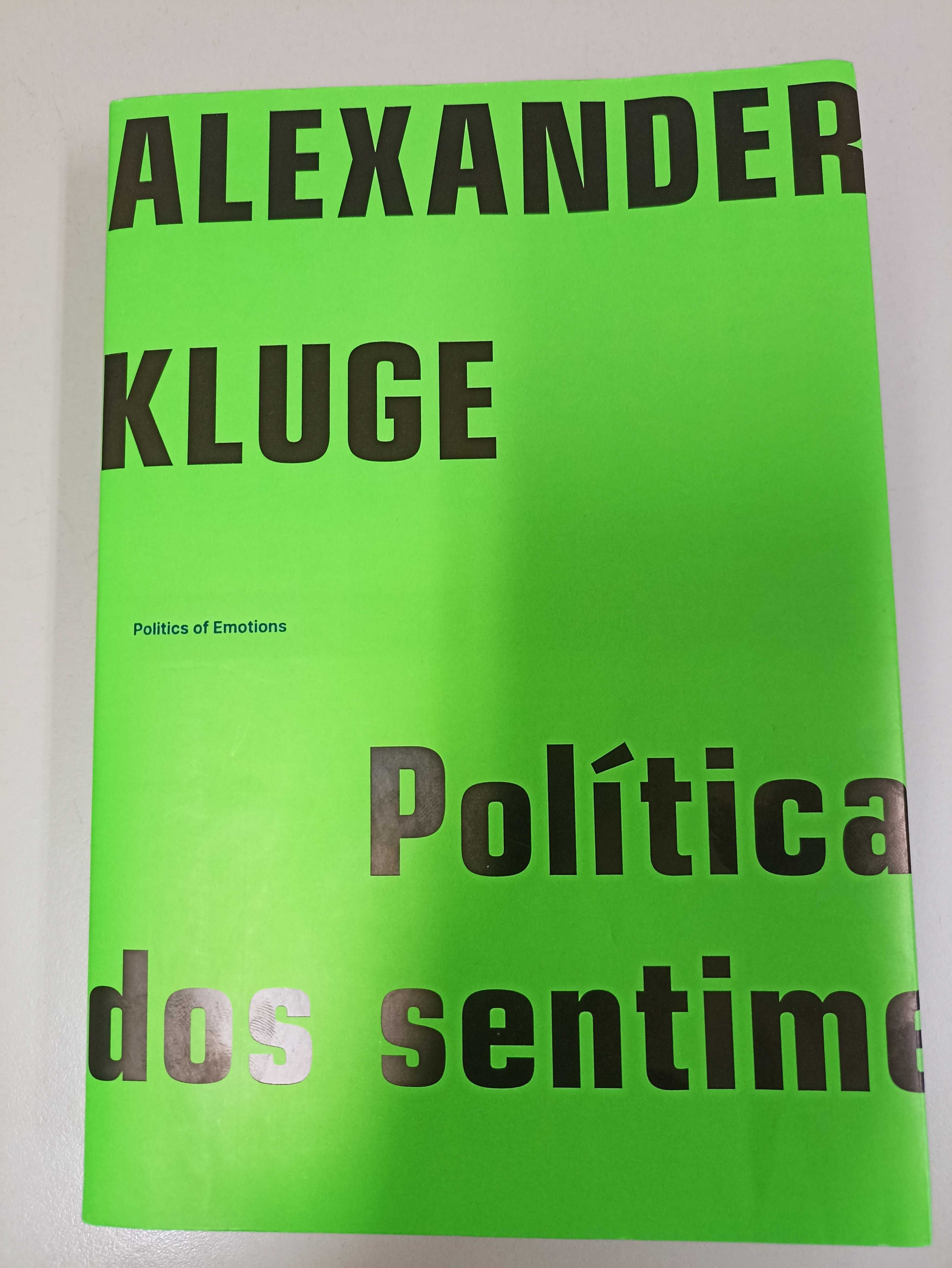 Livro Política dos Sentimentos/Politics of Emotions de Alexander Luge