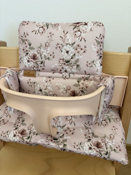Wodoodporne poduszki do Stokke Tripp Trapp Baby Set newbie roses
