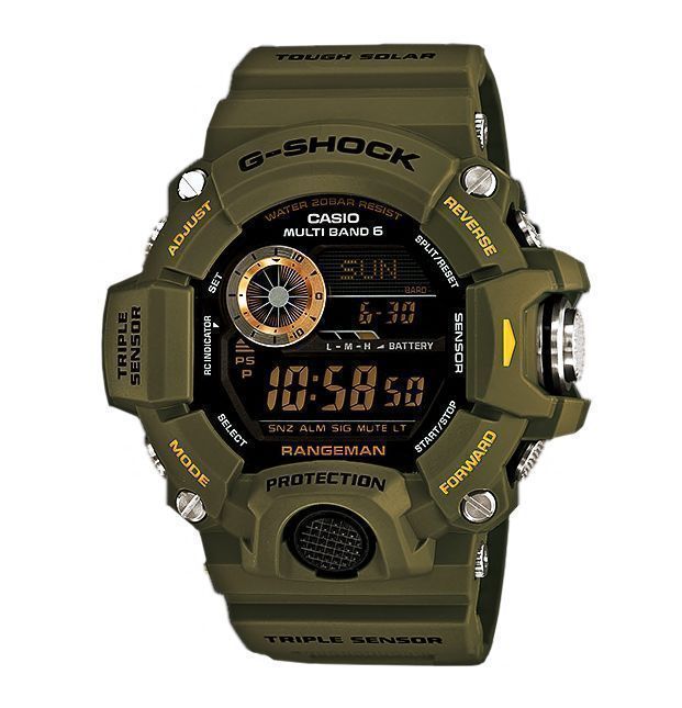 Мужские часы Casio GW-9400-3ER! Оригинал! Фирменная гарантия 2 года!