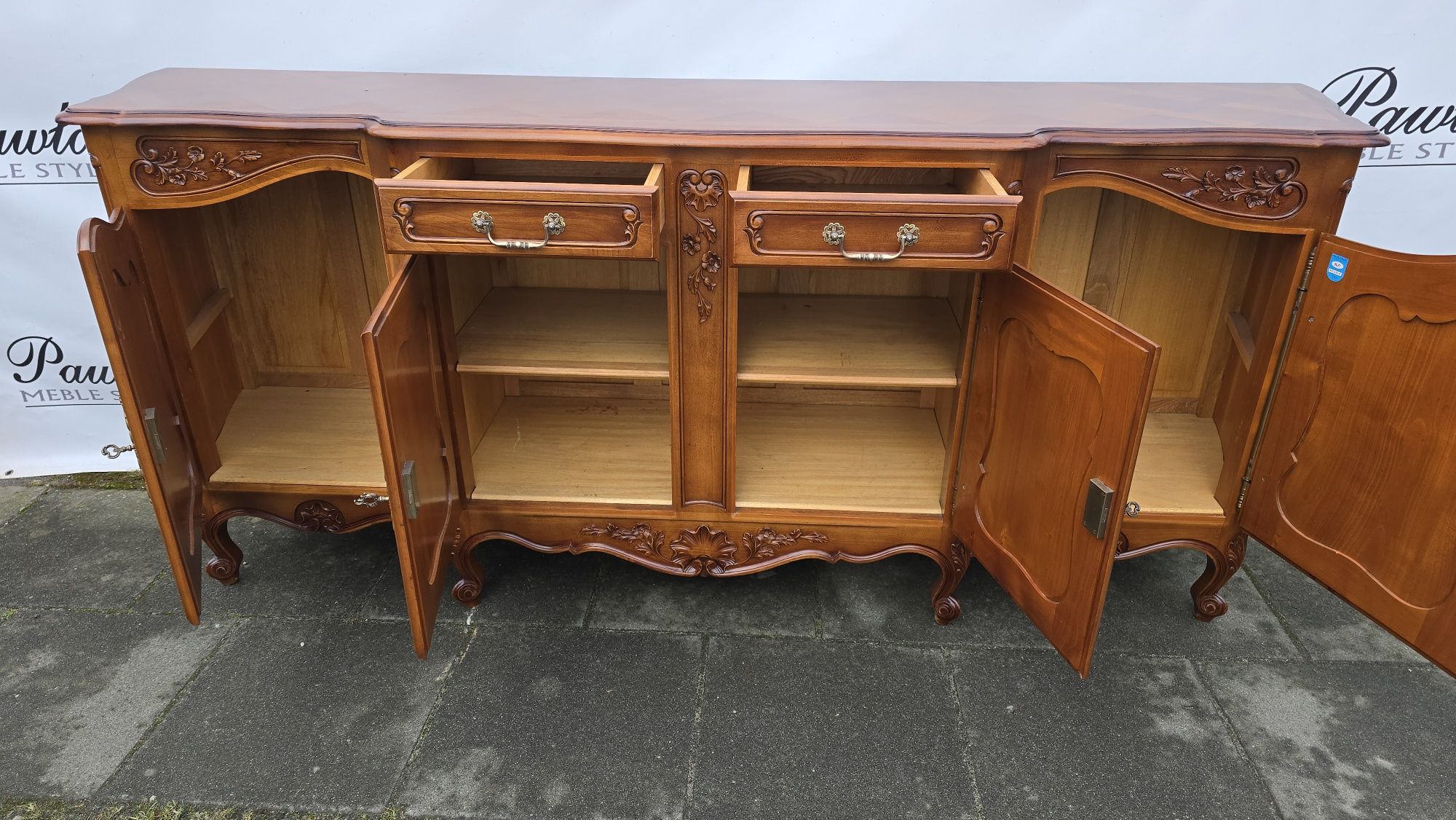 Komoda stylowa Ludwik Chippendale