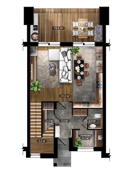 Продаж Таунхаусів FAMILY PARK RESIDENCE BC, новобудова (4) Біла Церква