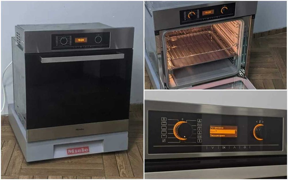 ПРЕМИАЛЬНЫЙ Духовой Шкаф MIELE H2265 60см ДУХОВКА Пиролиз Встройка Б\у