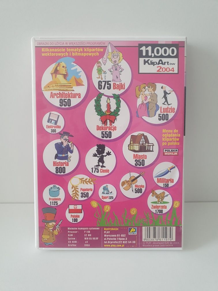 11000 KlipArtów 2004 Program Komputerowy