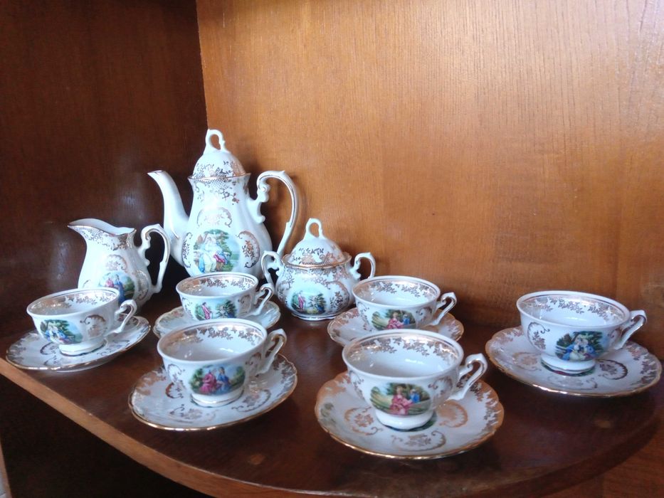 Serviço de Café em porcelana fina de luxo BERRY  - C.N Francesa