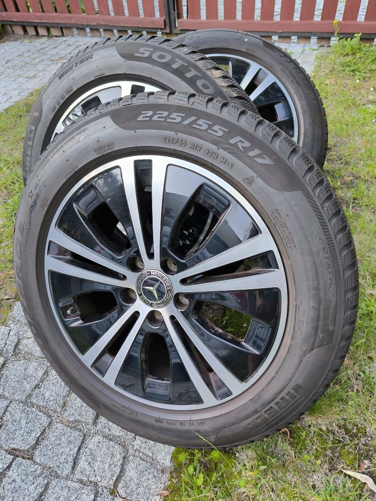 Koła ZIMOWE 17" Mercedes 7,5j 2020rok et40 5x112 e c klasa w213 212 kp