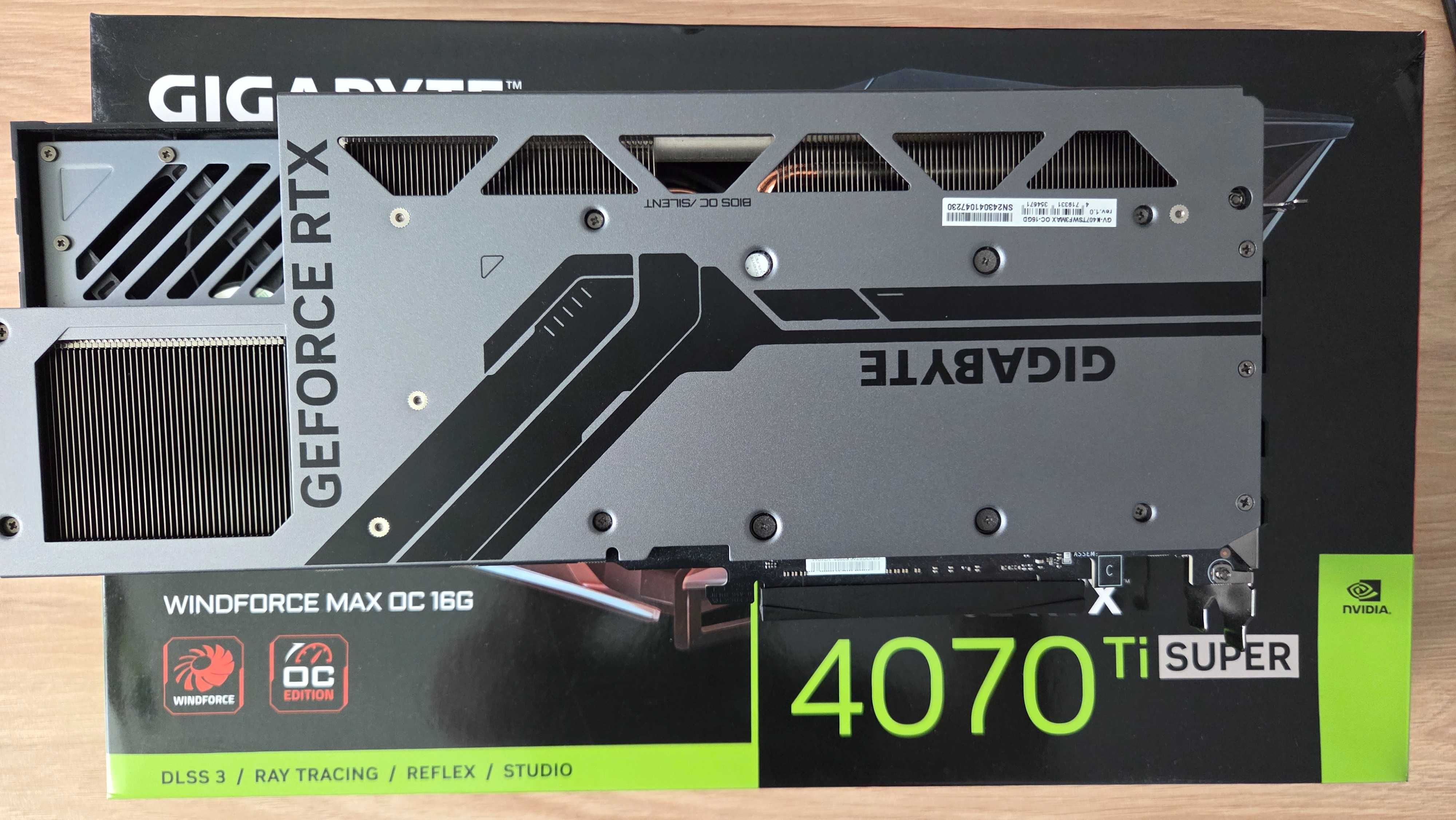 Gigabyte GeForce RTX 4070 Ti SUPER WINDFORCE MAX OC 16GB 256bit
