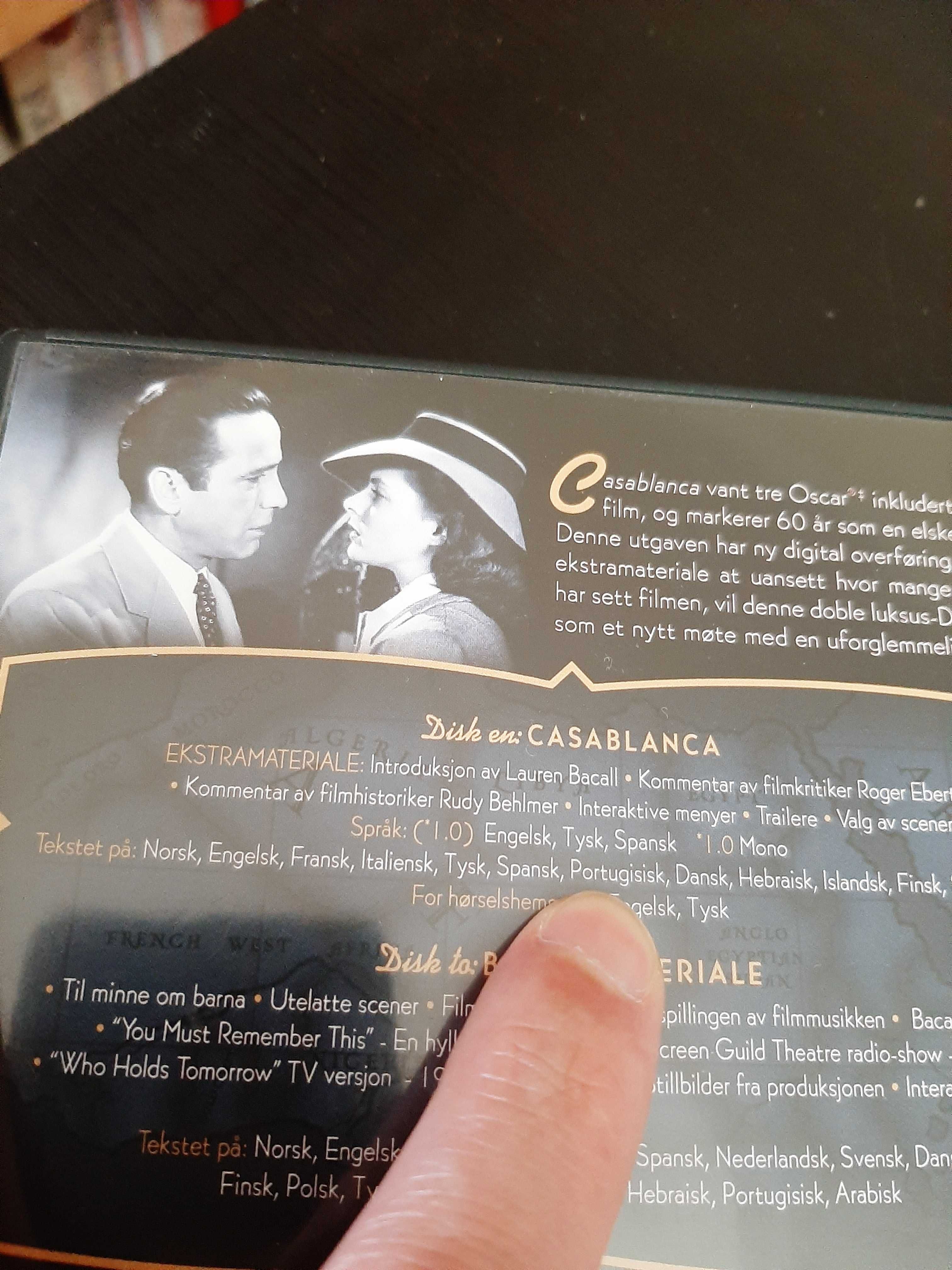 Michael Curtiz: Casablanca - Bogart - Bergman - Henreid - Lorre. 2 DVD
