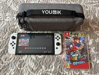 Nintendo Switch Oled, gry, ładny stan