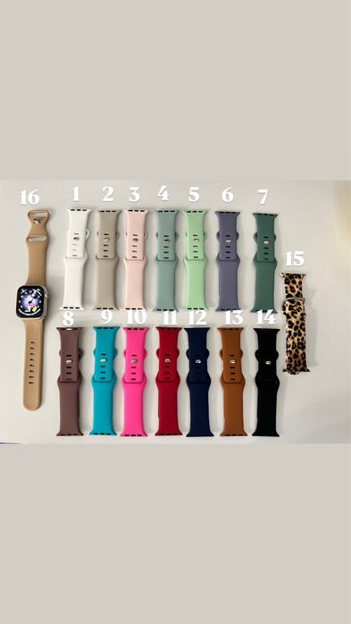 Силіконовий ремінець Apple Watch для годинника silicone 38/40/41