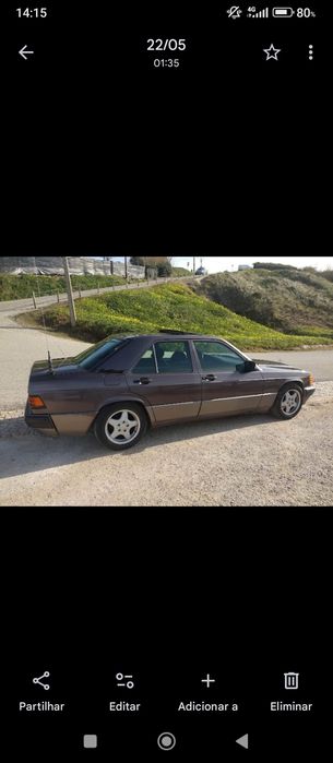 Mercedes 190 (ano 1992) ABS e fecho central