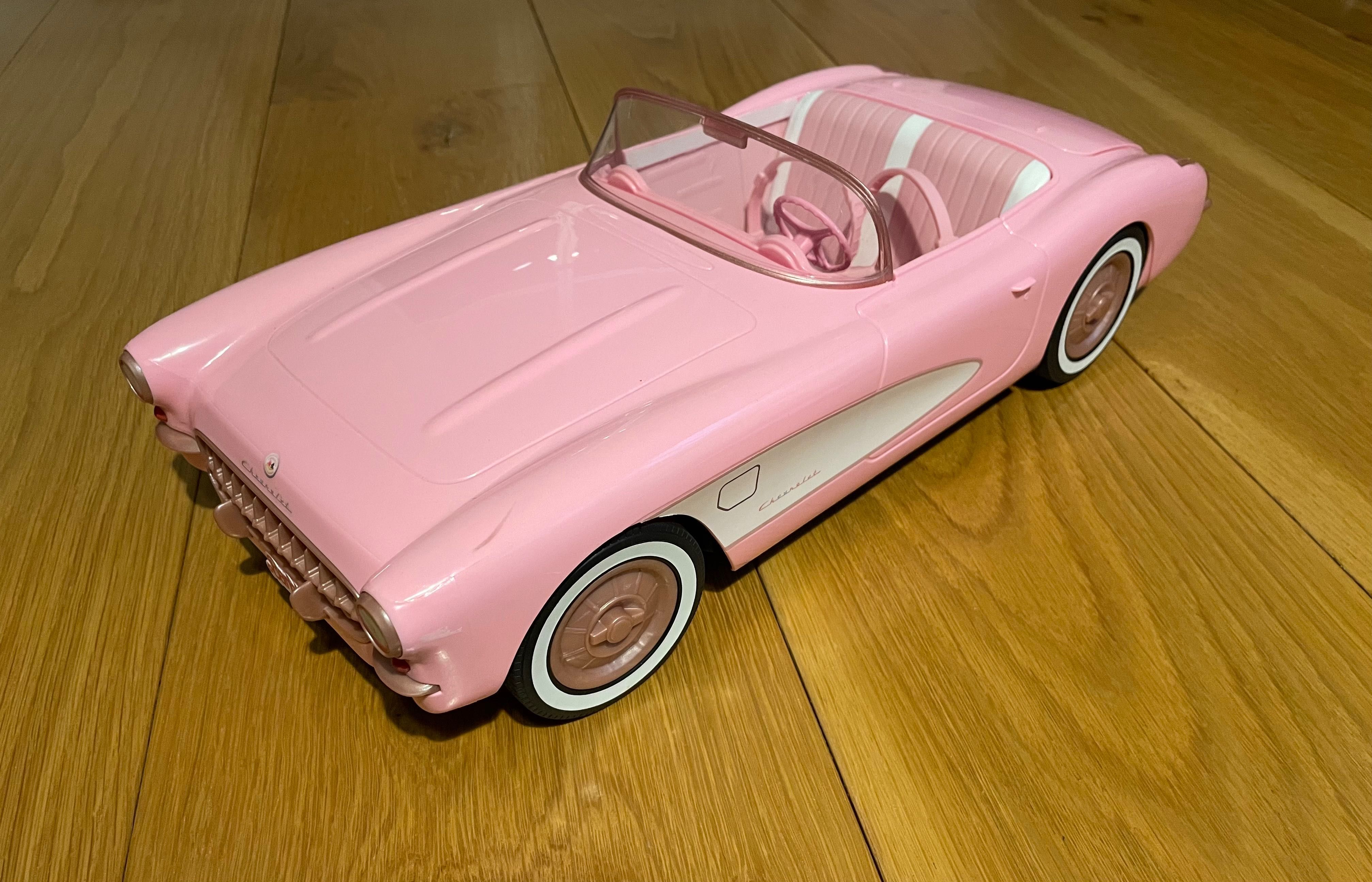 Samochód zdalnie sterowany Barbie z filmu kabriolet Hot Wheels