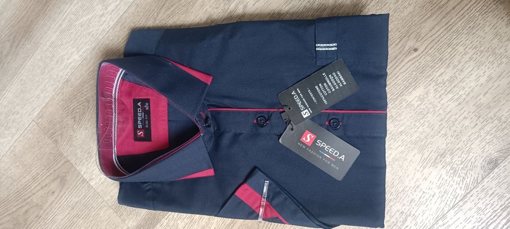 Koszula męska z krótkim rękawem L 40 41