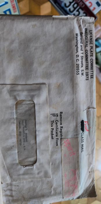 Para Washington DC dystrykt columbii 1973 oryginał koperta polecam