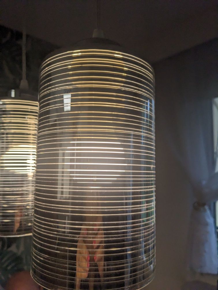 Lampa sufitowa szklana