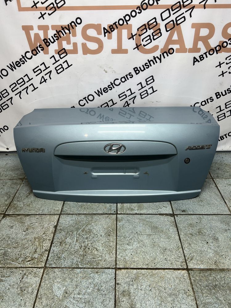 Крышка багажника на Хюндай Акцент Hyundai Accent 2006-2010 ляда акцент