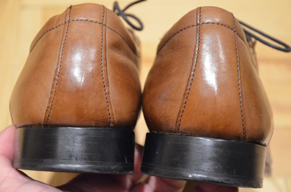 Buty męskie HENLEY ENGLAND 44 wkł.31 (stopa max 29cm) skóra, superstan
