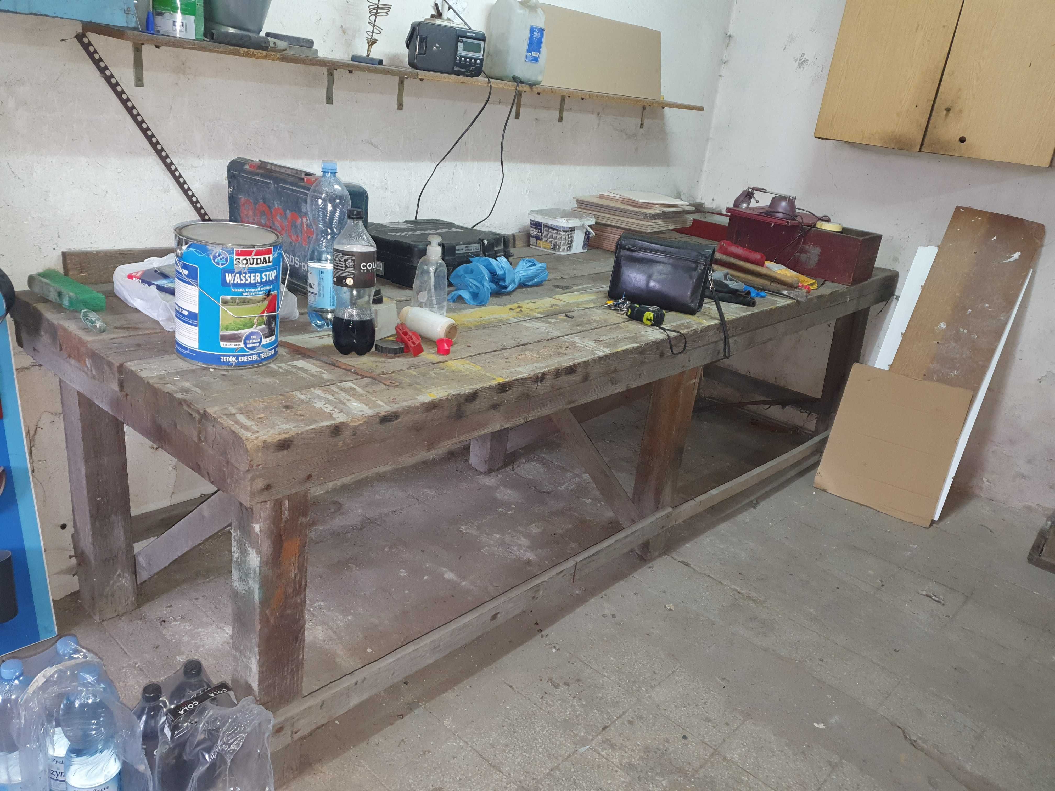 Stół roboczy drewniany