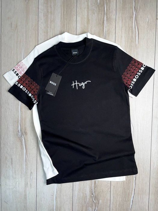 Hugo Boss мужская футболка белая женская унисекс