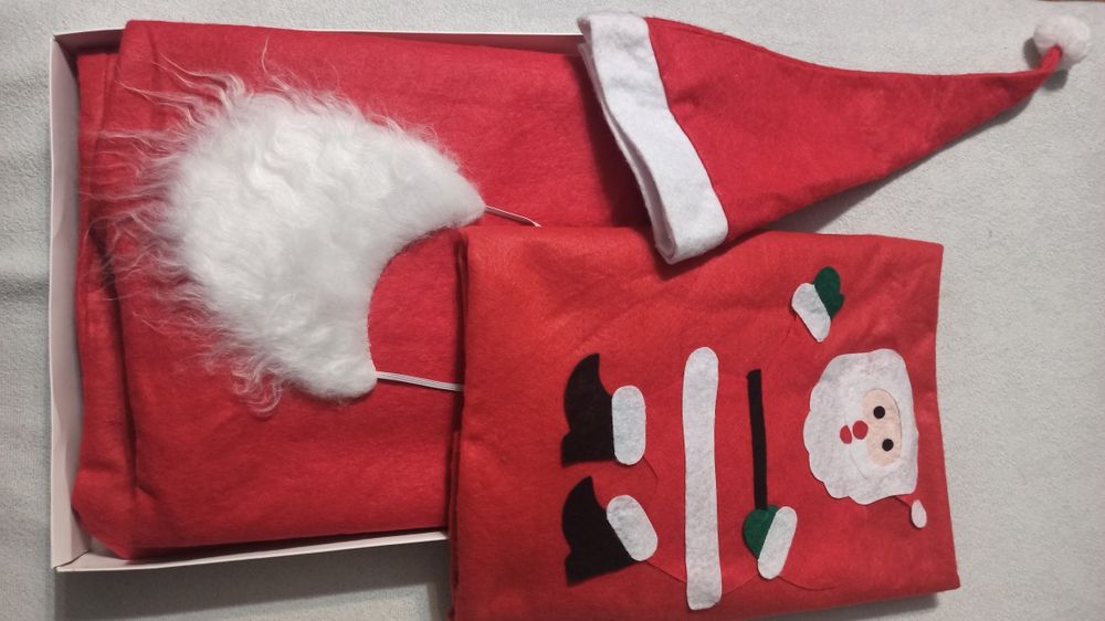 Strój Świętego Mikołaja Gwiazdora Przebranie Kostium Uniwersalny