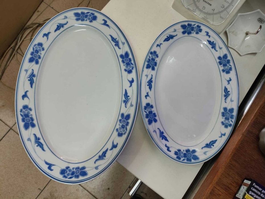 Antigas Travessa de Porcelana esmaltada da china LI Ling