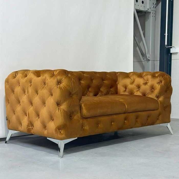 Sofa pikowana chesterfield TEO 2 osobowa GLAMOUR Wysyłka 48h