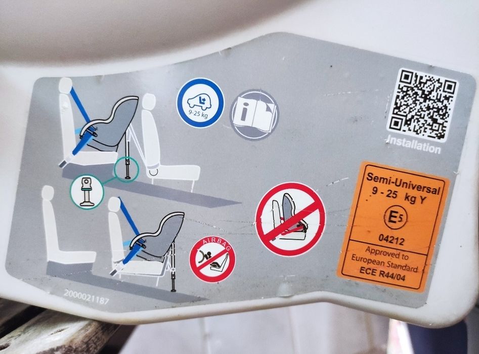 Cadeira auto contra marcha (rear facing) Britax