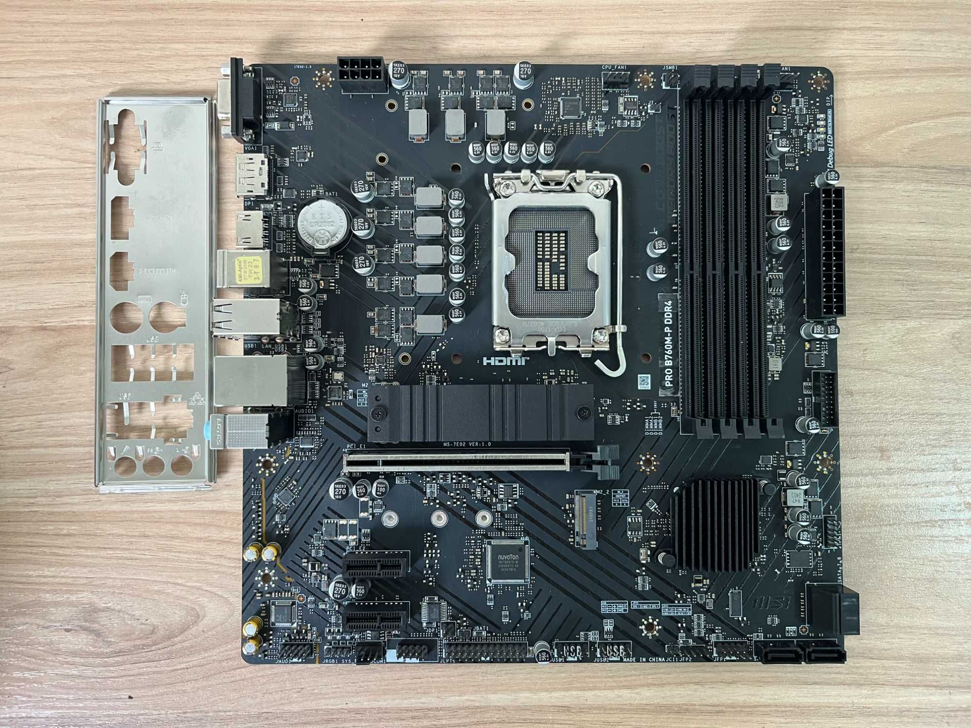 Материнская плата MSI PRO B760M-P DDR4 s1700 Core i7 i9 Support