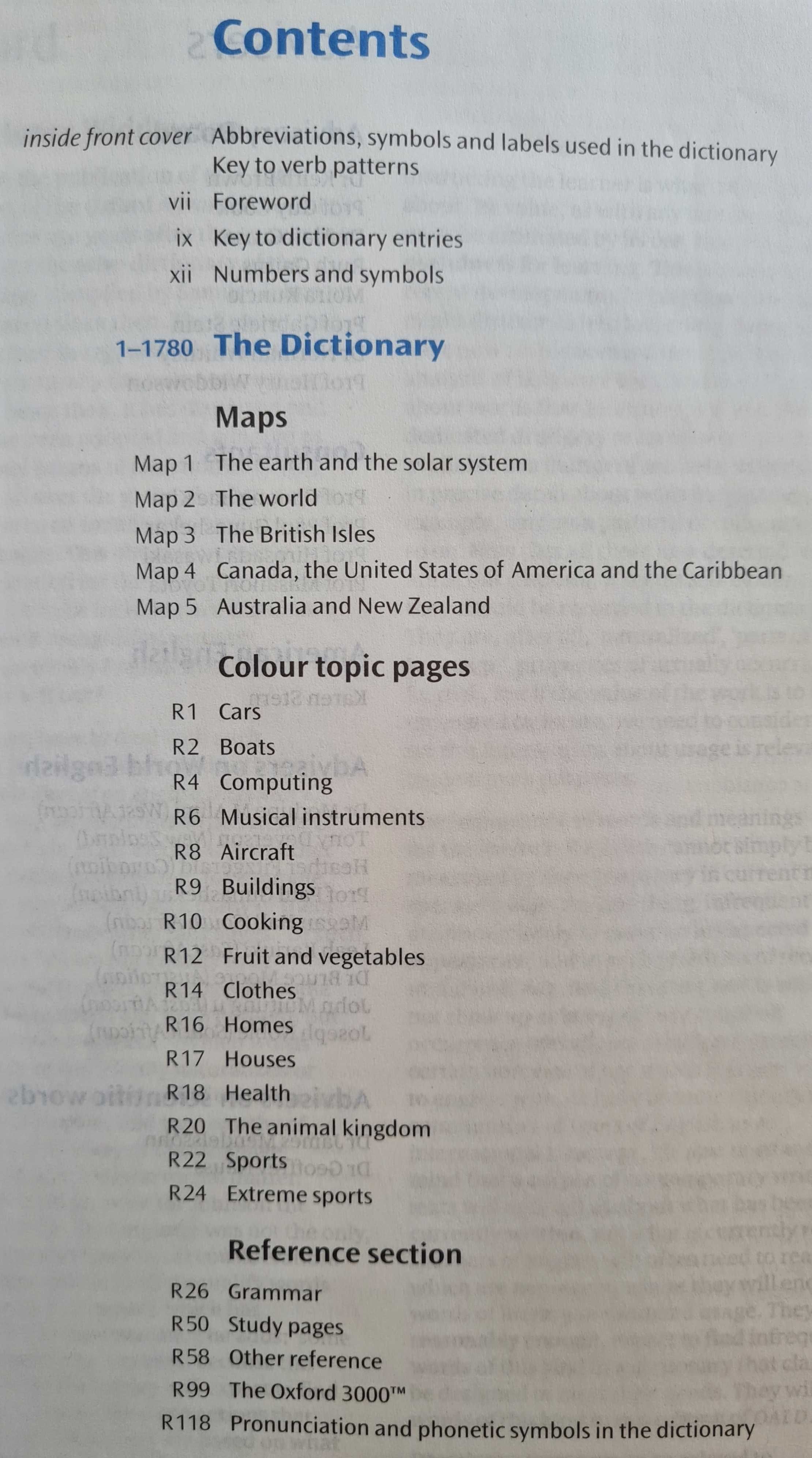Oxford Advanced Learner's Dictionary