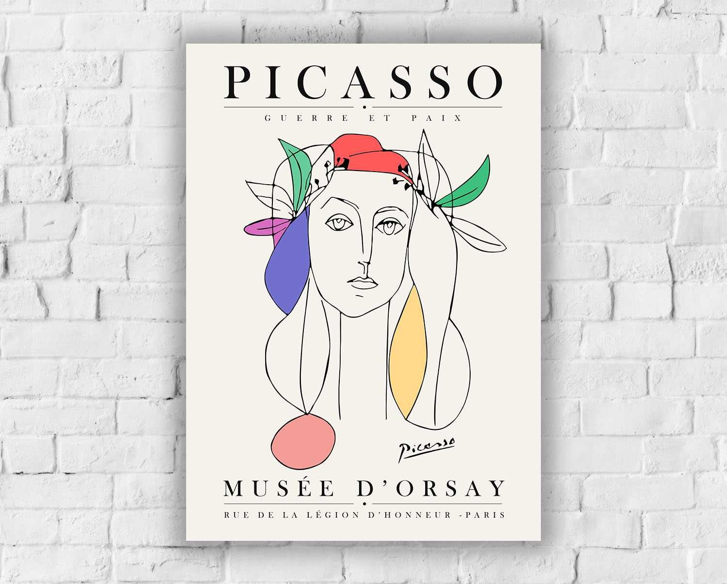 Plakat Picasso - Kobieta Linearna (Rozmiar A2 - 42 x 59.4 cm)