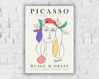 Plakat Picasso - Kobieta Linearna (Rozmiar A2 - 42 x 59.4 cm)