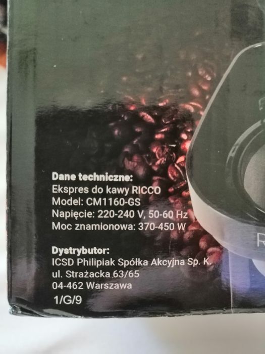 Ekspres przelewowy RICCO 0,5 L