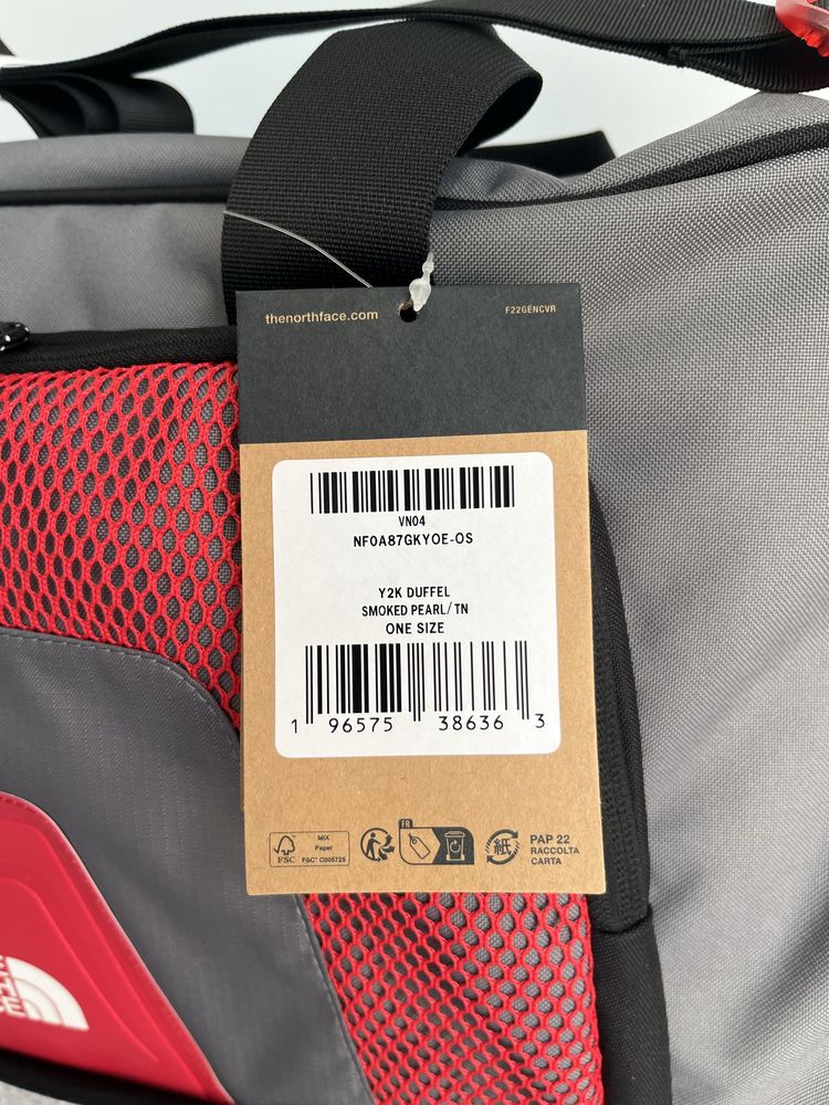 Оригінал The North Face (40L) Y2K Duffel Bag NF0A87GK Сумка Чемодан