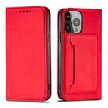 Magnet Card Case etui iPhone 14 Plus pokrowiec z klapką portfel podsta