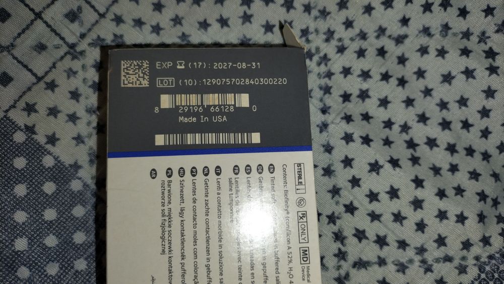 Soczewki kontaktowe Cooper Vision -7,50 2 szt. Łódź Radogoszcz