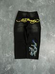 Штани ED HARDY JEANS rap джинси pants baggy y2k sk8