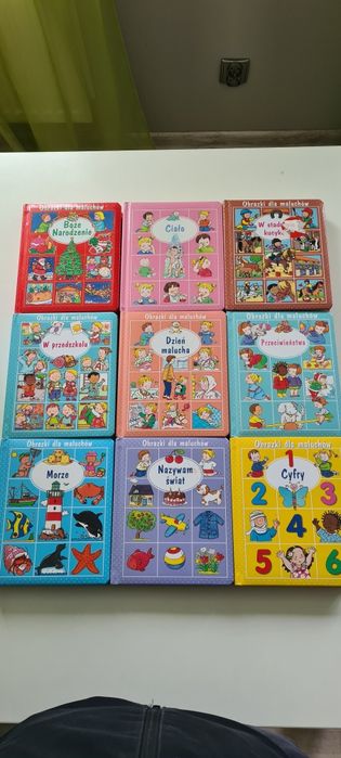 Zestaw książeczek Obrazki dla Malucha 9szt