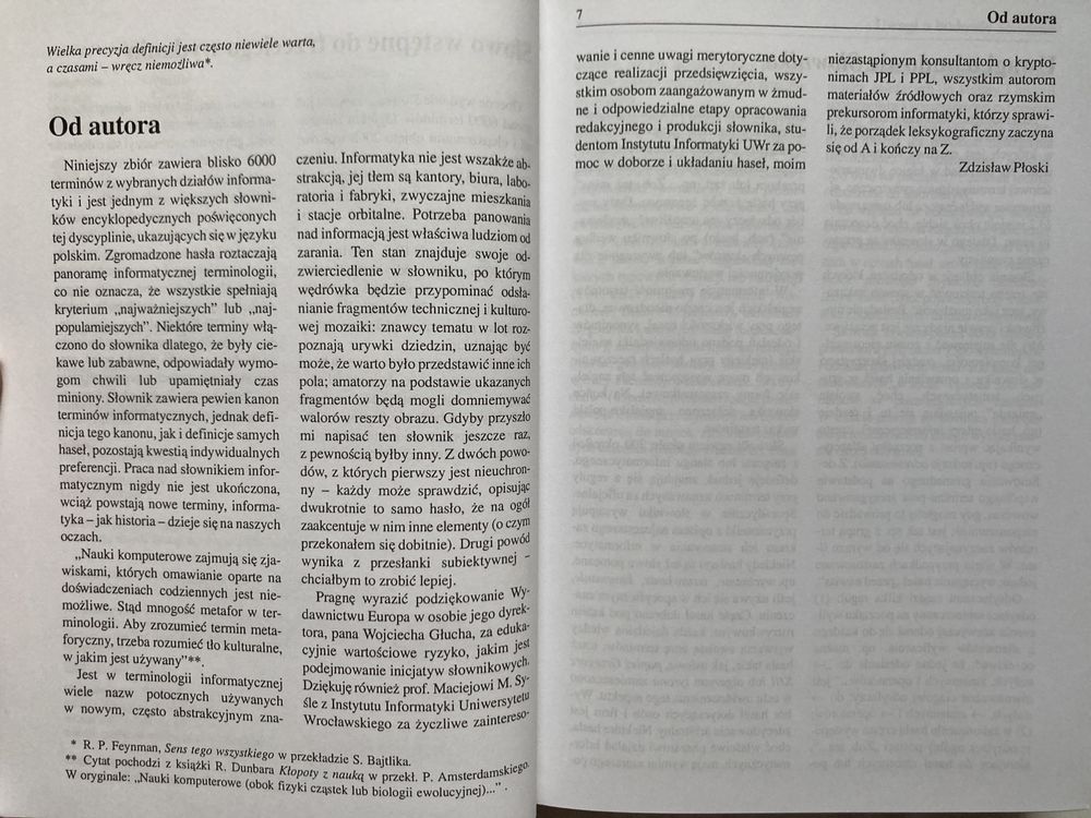 Słownik encykolpedyczny - Informatyka